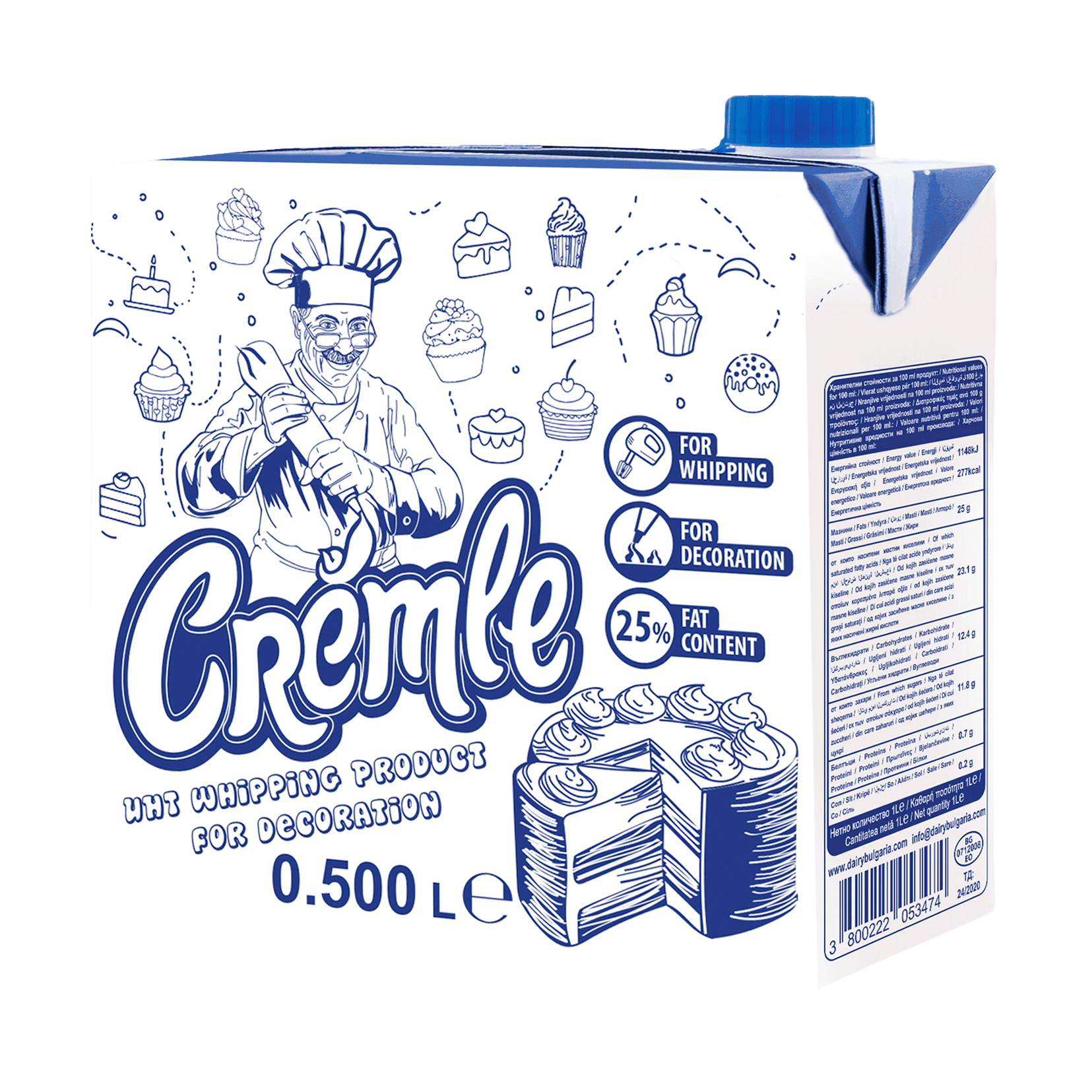 Cremle Frisca pentru Gatit 26% 500ML