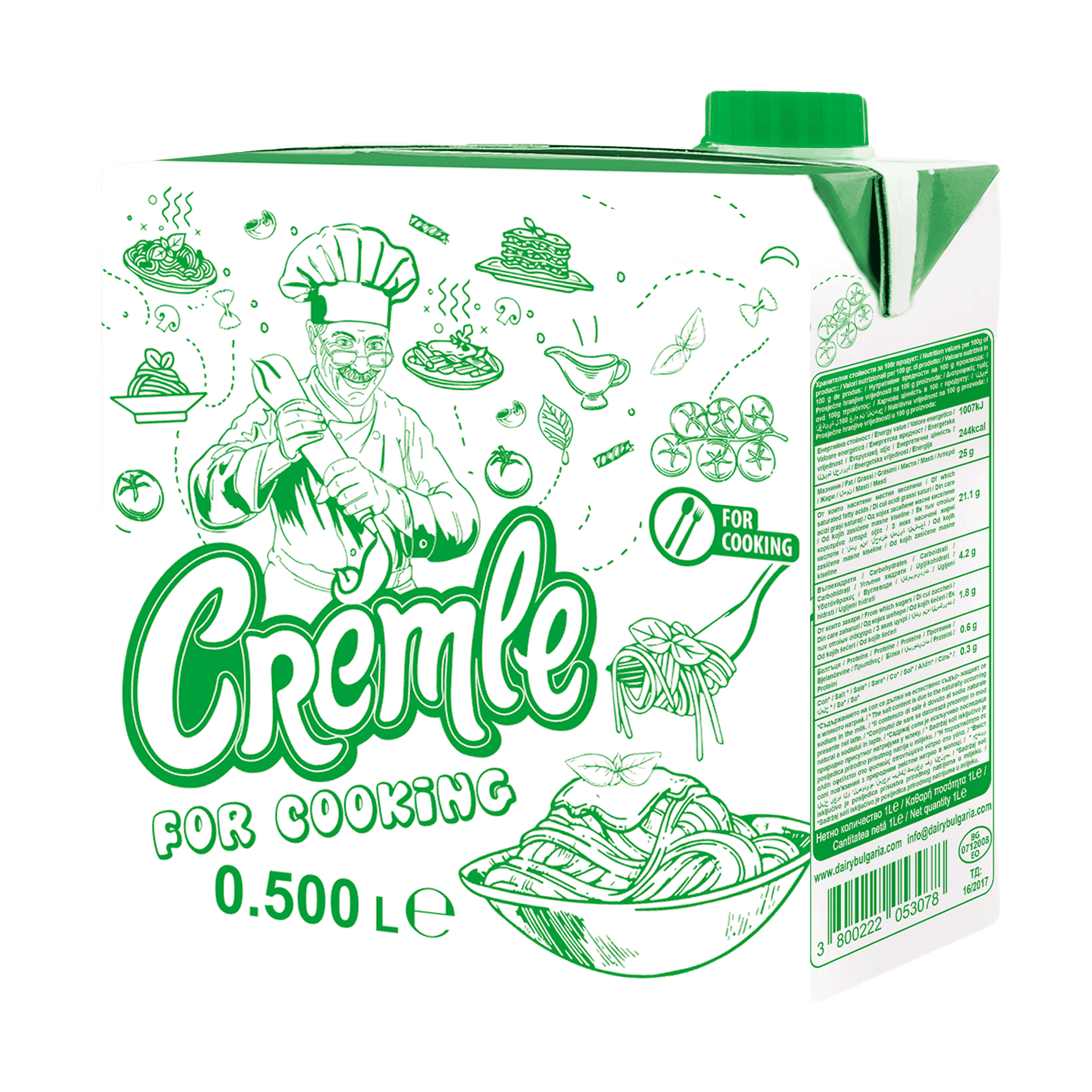 Cremle Cooking Cream 22% 500ML