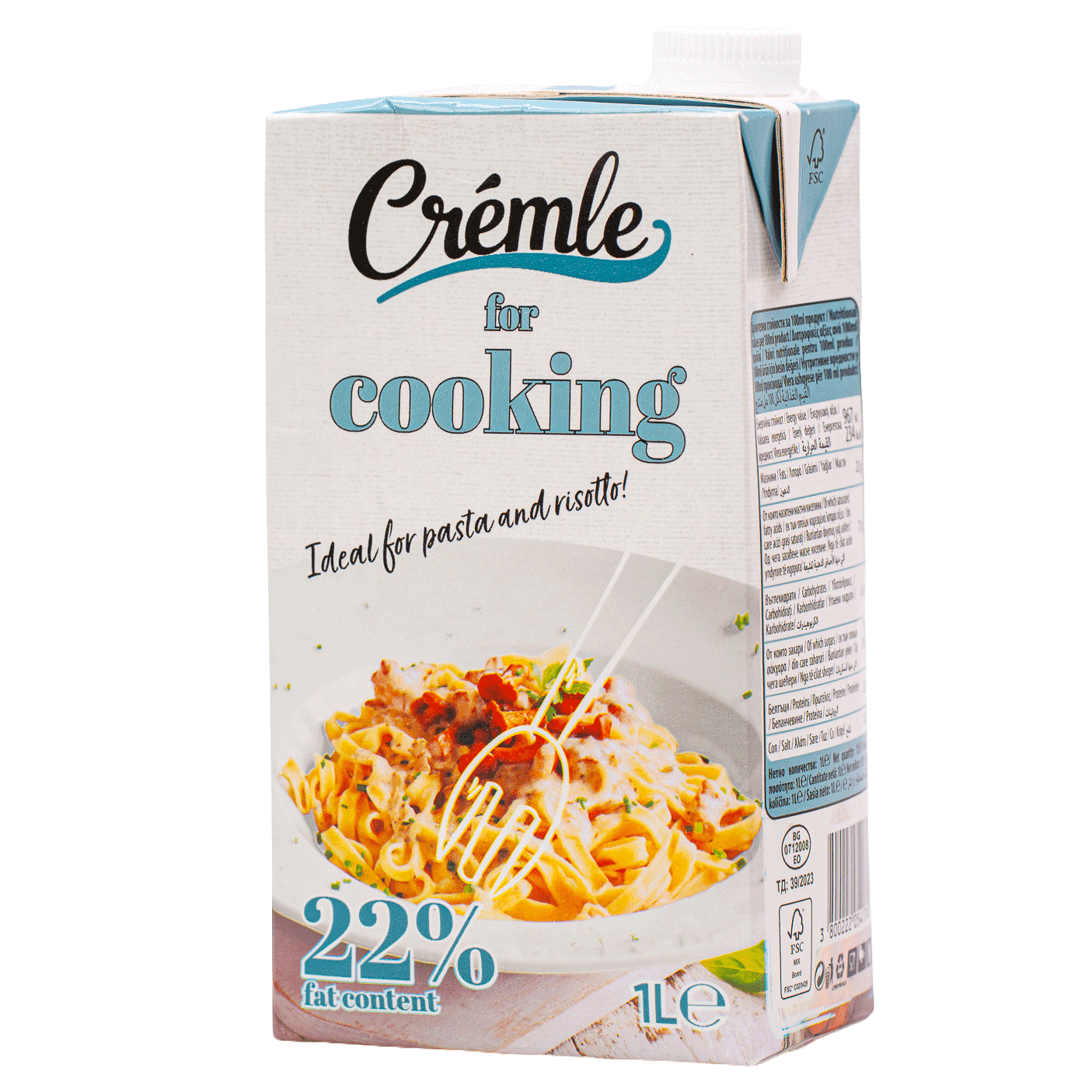 Cremle Cooking Cream 22% 1L