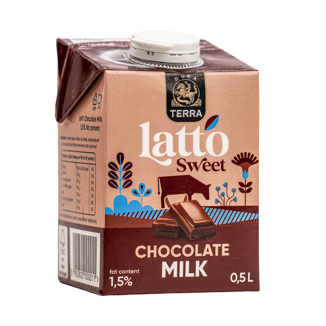 Dura Terra UHT Milk with Chocolate Aroma 1.5% 500ML (new packaging)