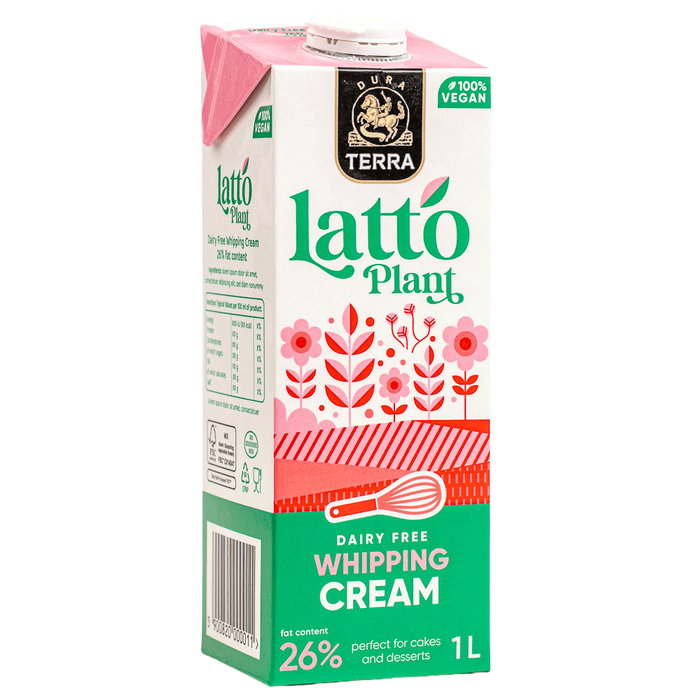 Dura Terra Whipping Cream 26% 1L