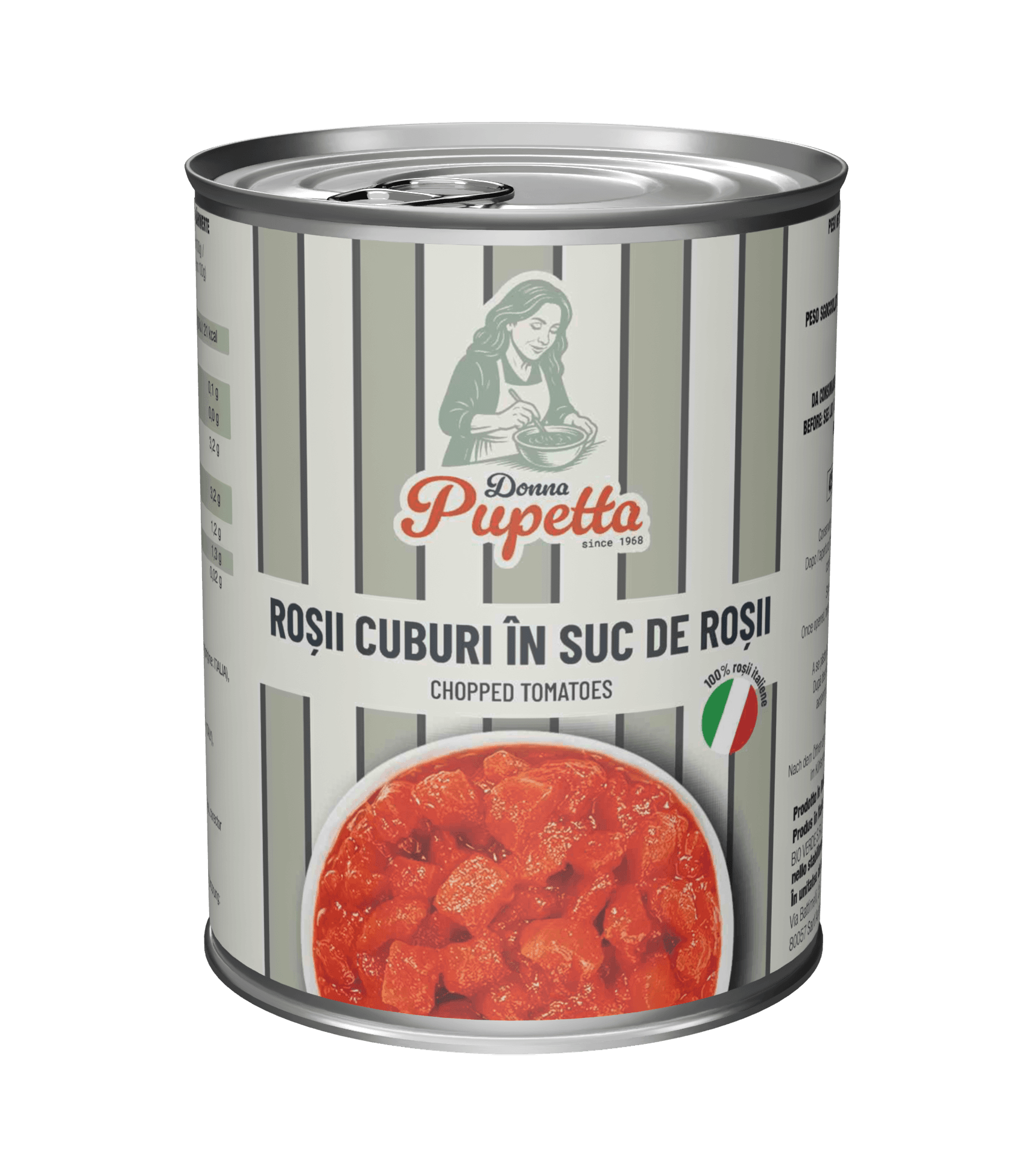 Donna Pupetta Chopped Tomatoes 400g / 240g drained