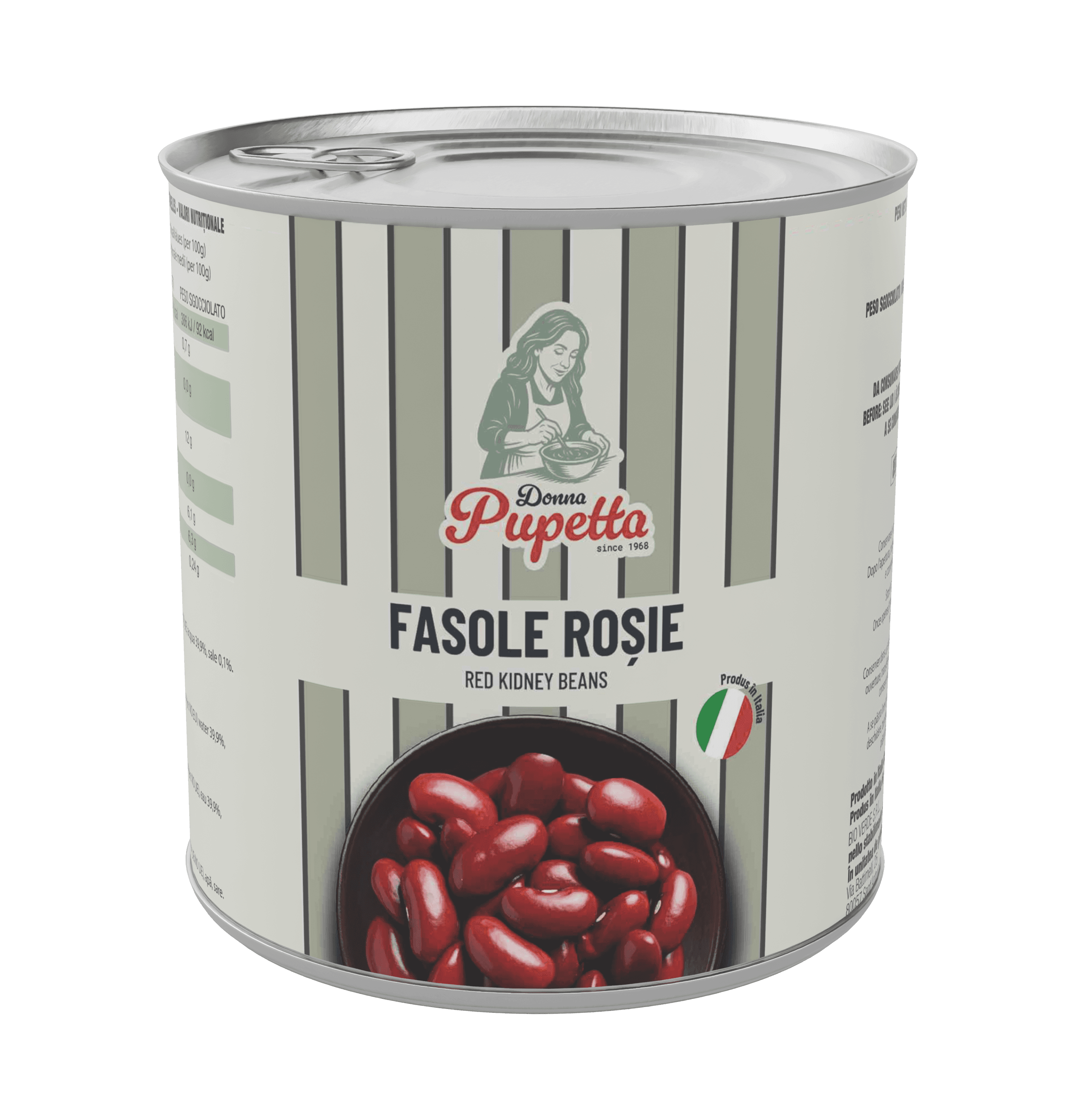 Donna Pupetta Fasole Rosie 800g / 480g scurs